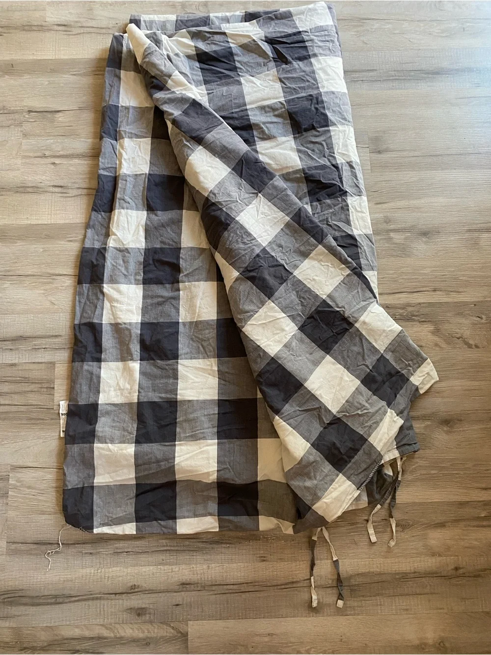 IKEA Checkered reverse Stripe Bed Duvet Full Cover